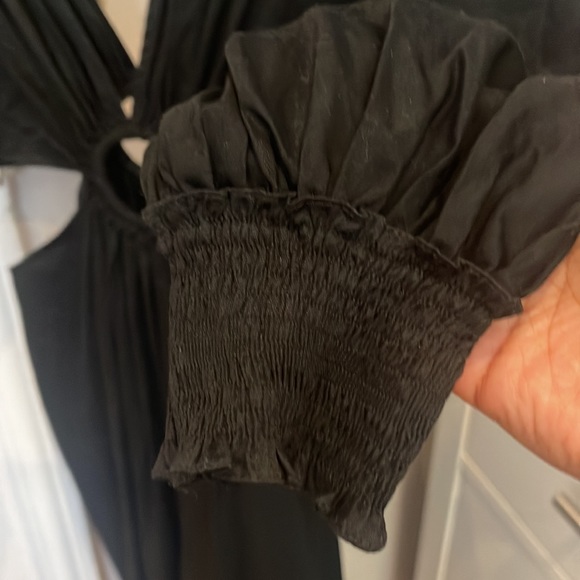 Anthropologie Smocked Cuff Embroidered Dress - Picture 5 of 6